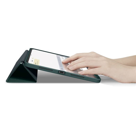 iPad Pro 11" (2025 / 2024) Spigen Urban Fit Stof Cover m. Pen Holder - Grøn
