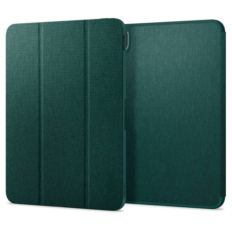 iPad Pro 11" (2025 / 2024) Spigen Urban Fit Stof Cover m. Pen Holder - Grøn