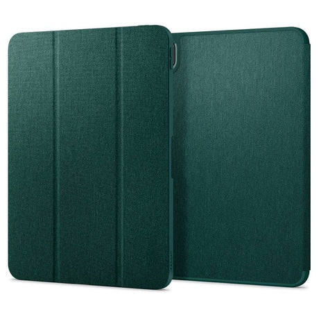 iPad Pro 11" (2025 / 2024) Spigen Urban Fit Stof Cover m. Pen Holder - Grøn
