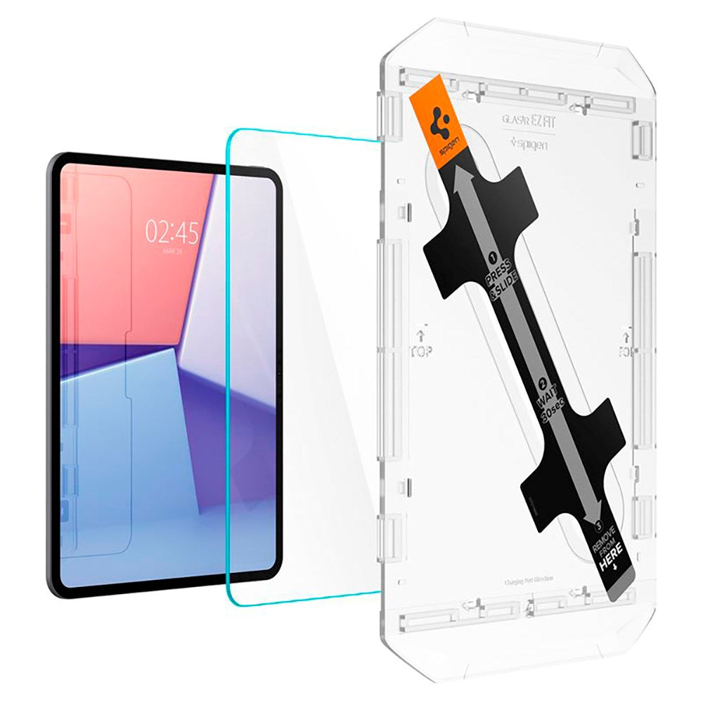 iPad Pro 11" (2025 / 2024) Spigen EZ Fit Glas.tR Skærmbeskyttelse - Gennemsigtig