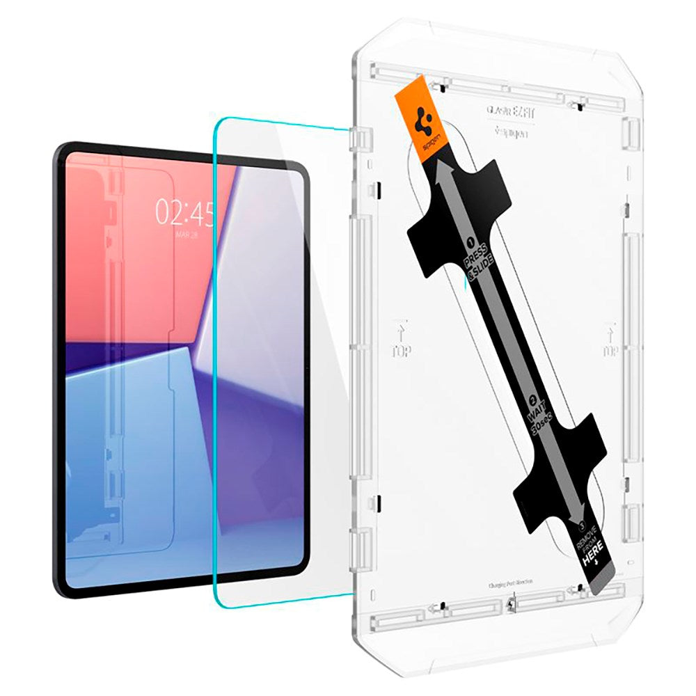 iPad Pro 13" (2025 / 2024) Spigen EZ Fit Glas.tR Skærmbeskyttelse - Gennemsigtig