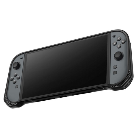 Spigen Nintendo Switch 2 Rugged Armor Beskyttelsescover - Sort