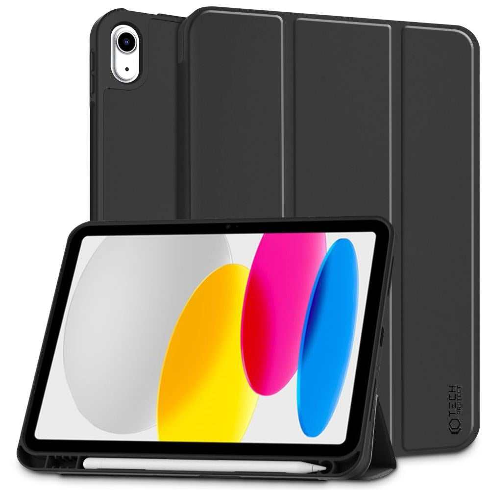 iPad 11" (2025) / iPad 10.9" (2024/2022) Tech-Protect SC Cover m. Apple Pencil Holder - Sort