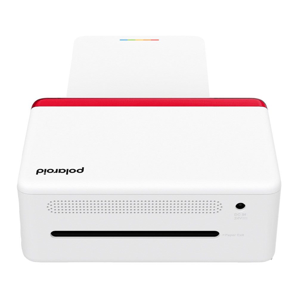 Polaroid Hi-Print Mobil Fotoprinter 4"x6" m. 80 Stk. Fotopapir - Hvid / Rød