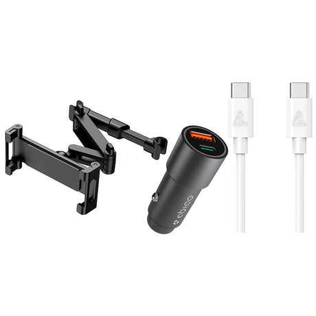 Kør-selv-ferie pakke 1 - inkl. Tabletholder / USB-C - USB-C Kabel / Biloplader