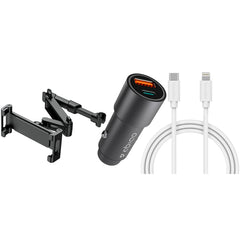 Kør-selv-ferie pakke 1 - inkl. Tabletholder / USB-C - Lightning Kabel / Biloplader