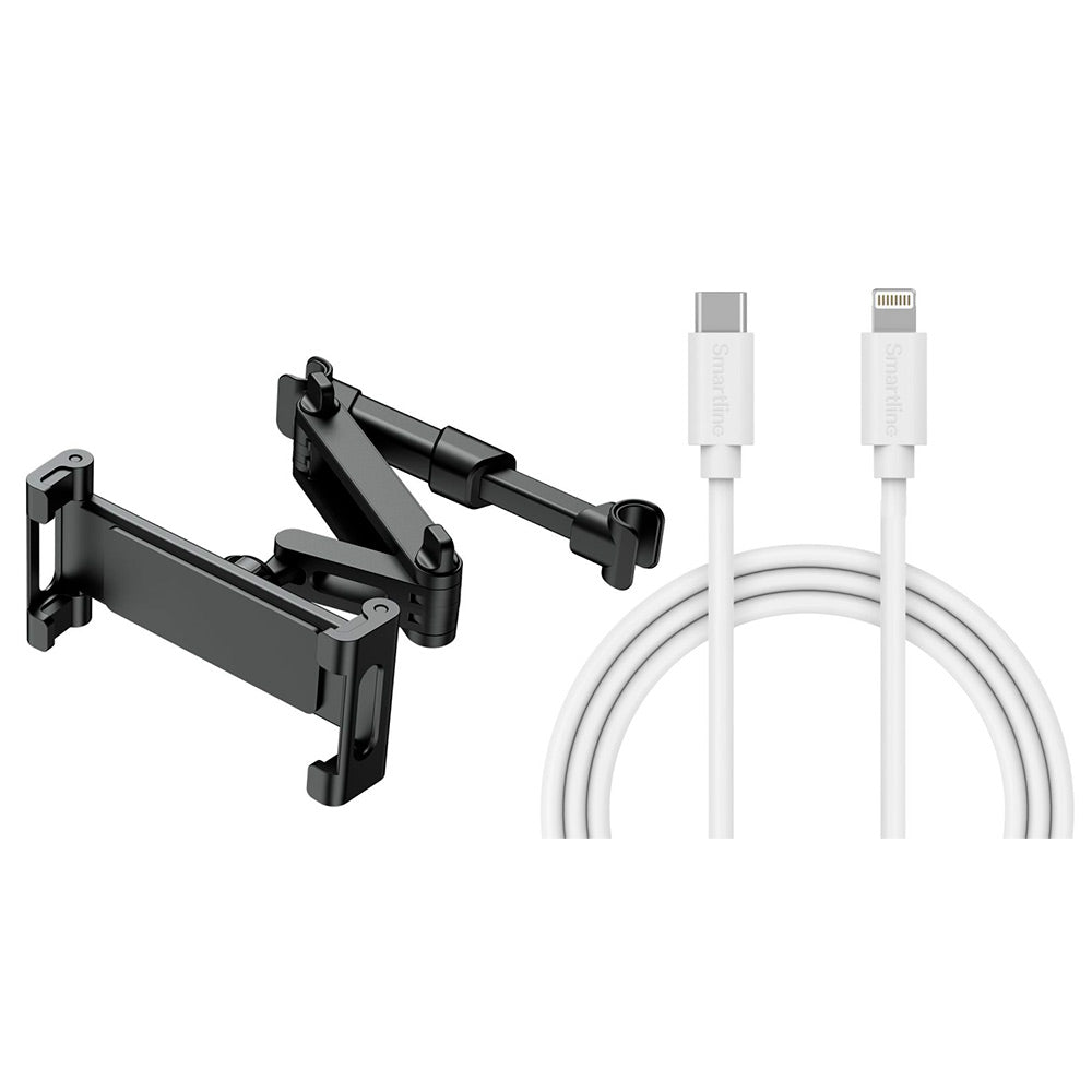 Kør-selv-ferie pakke 1 - inkl. Tabletholder / USB-C - Lightning Kabel