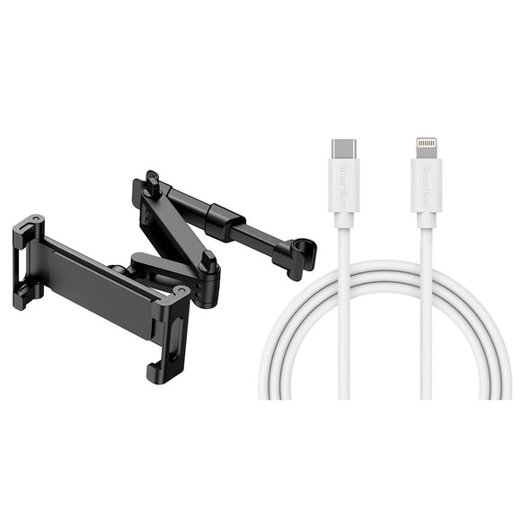 Kør-selv-ferie pakke 1 - inkl. Tabletholder / USB-C - Lightning Kabel