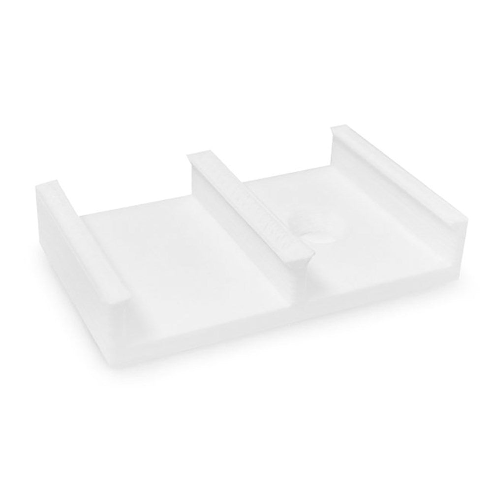 Light Solutions - Dobbelt Beslag til Philips Hue LightStrip V4 & Gradient - 10 stk. - Hvid