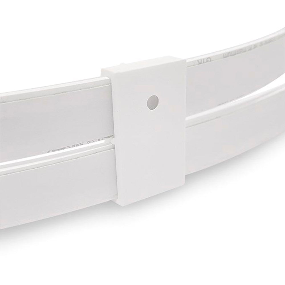 Light Solutions - Dobbelt Beslag til Philips Hue LightStrip V4 & Gradient - 10 stk. - Hvid