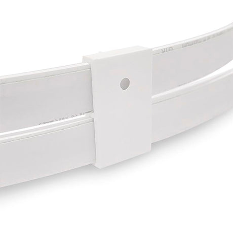 Light Solutions - Dobbelt Beslag til Philips Hue LightStrip V4 & Gradient - 10 stk. - Hvid