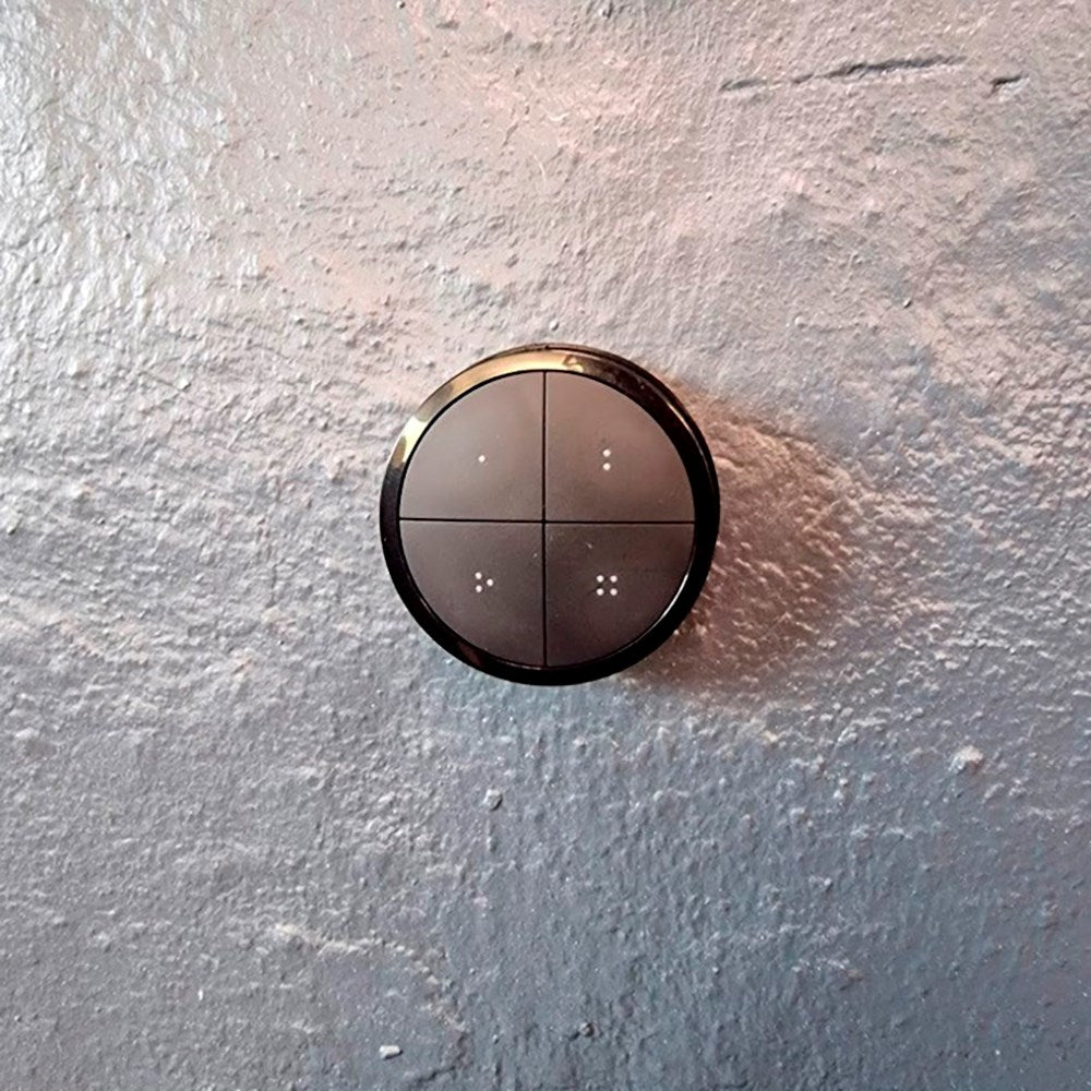 Light Solutions - Philips Hue Tap Dial Switch Rundt Beslag - Sort