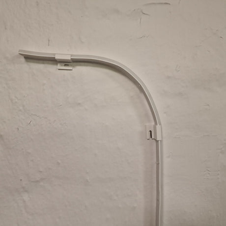 Light Solutions - Beslag til Philips Hue LightStrip V4 & Gradient 90° - 10 stk. - Hvid