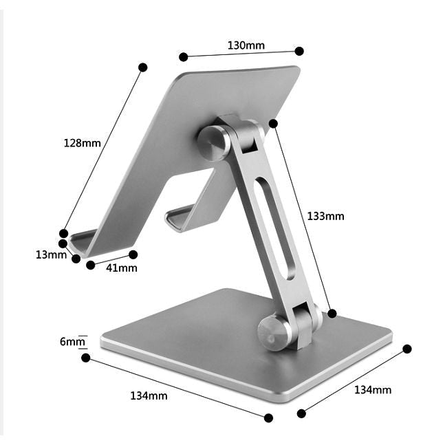 Desktop Tablet Metal Holder - Grå