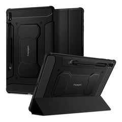 Samsung Galaxy Tab S8 Plus / Tab S7 Plus 12.4" Spigen Rugged Armor Pro Cover - Black