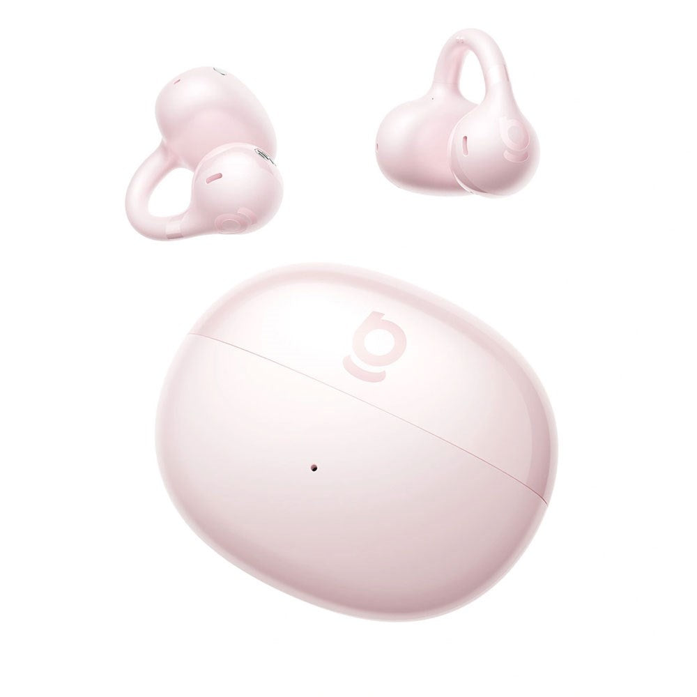 Baseus Bass BC1 Clip True Wireless Høretelefoner - Open-Ear - Lyserød