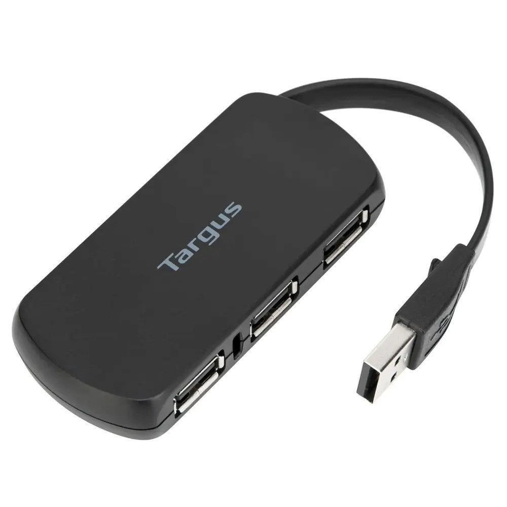 Targus USB-A Hub m. 4x USB-A - Sort