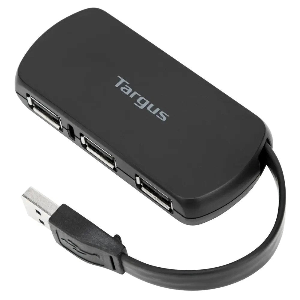 Targus USB-A Hub m. 4x USB-A - Sort