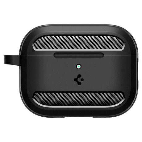 Apple AirPods Pro (3. gen.) Spigen Rugged Armor Cover - Matte Black