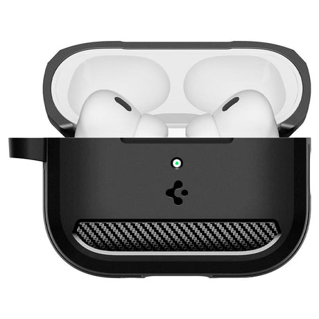 Apple AirPods Pro (3. gen.) Spigen Rugged Armor Cover - Matte Black