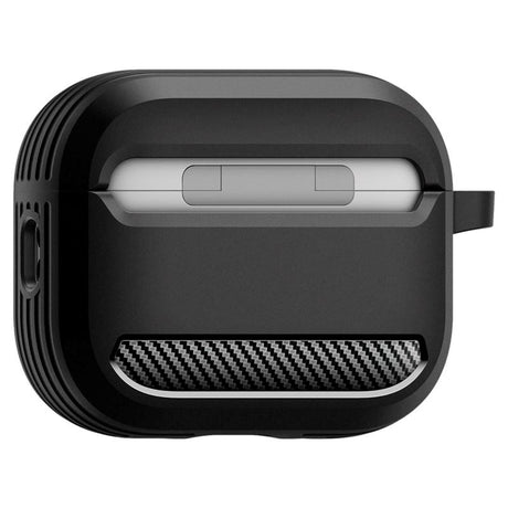 Apple AirPods Pro (3. gen.) Spigen Rugged Armor Cover - Matte Black