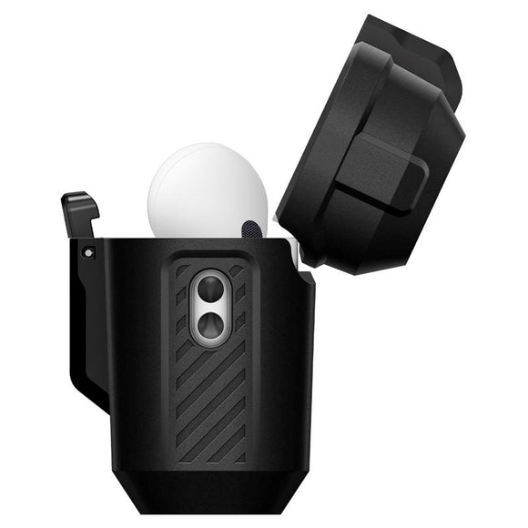 Apple AirPods Pro (3. gen.) Spigen Lock Fit Cover - Matte Black