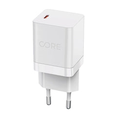 Forever Core 20W Vægoplader m. USB-C - PD - Hvid