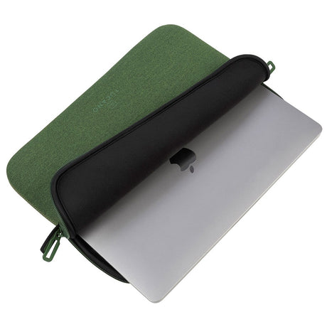 Tucano Second Skin Neopren Computer Sleeve 13.3-14" (33 x 23.5 cm) - Melange - Grøn