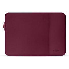 Tech-Protect Neopren MacBook / Laptop Sleeve 14" (34.5 x 24.5 cm) m. Ekstra Lomme - Vinrød