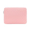 Shockproff Grid Sleeve (15,6") til Macbook/Bærbar (38 x 26.5 cm) - Lyserød