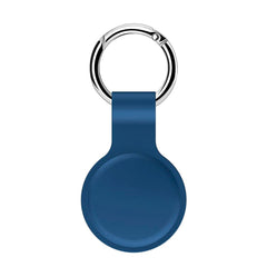 AirTag Silikone Cover m. Rund Karabinhage - Blå