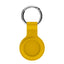AirTag Silikone Cover m. Rund Karabinhage - Gul