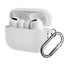Apple Airpods Pro 2nd Gen (2022) Silikone Cover m. Karabinhage - Hvid