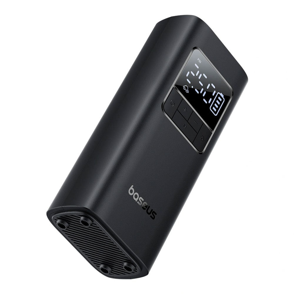 Baseus SuperMini Pro Kompressor m. Batterier - Sort