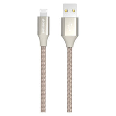 GreyLime Braided USB-A til Lightning Kabel 2 m. - Beige