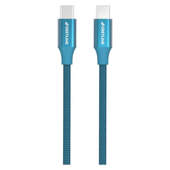 GreyLime Braided USB-C til USB-C Kabel 2 m - Blå