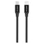 GreyLime 60W Braided USB-C til USB-C Kabel 1 m - Sort