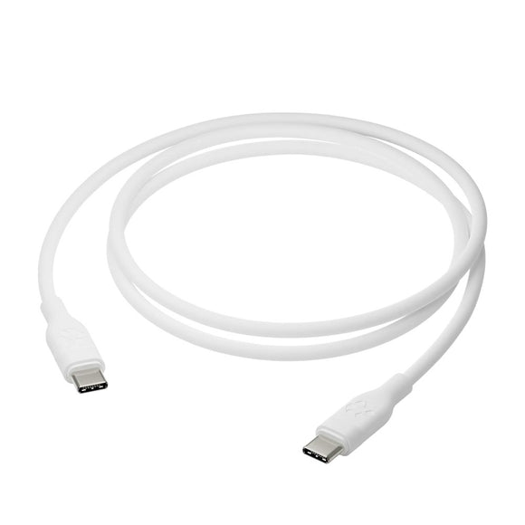 dbramante1928 Opladningskabel af Genbrugsplast - USB-C til USB-C - 100W - 2.5M - Hvid