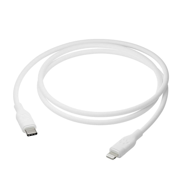 dbramante1928 Opladningskabel af Genbrugsplast - USB-C til Lightning - 36W - 1.2M - Hvid