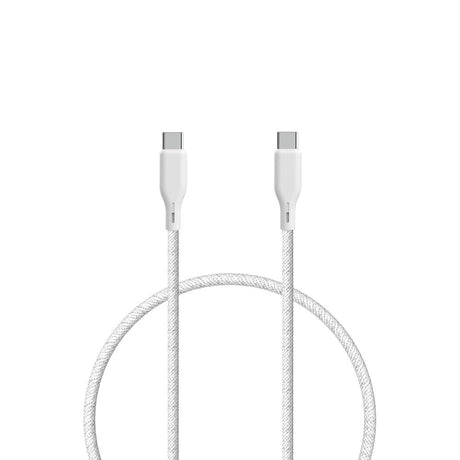 ËSSENTIALS by Upström 100W USB-C til USB-C Kabel 1.2m - Hvid