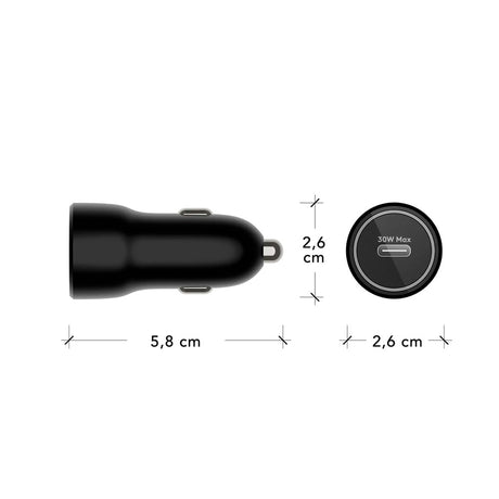 dbramante1928 - Biloplader - USB-C 30W - Sort