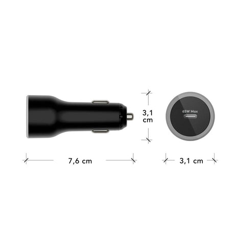 dbramante1928 - Biloplader - USB-C 65W - Sort