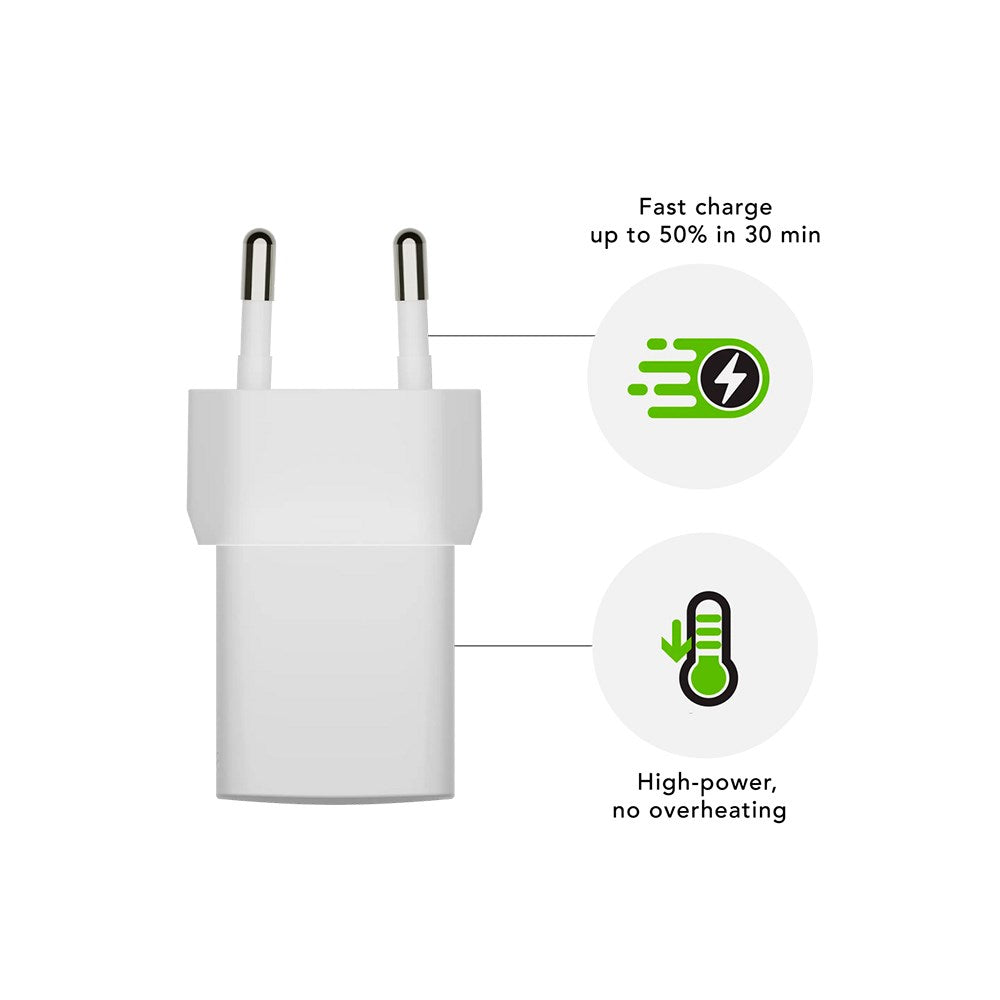 dbramante1928 EU Vægoplader - 1 x USB-C 20W - Hvid