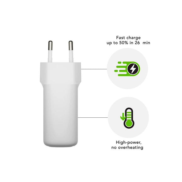 dbramante1928 EU Vægoplader - 1 x USB-C 45W - Hvid