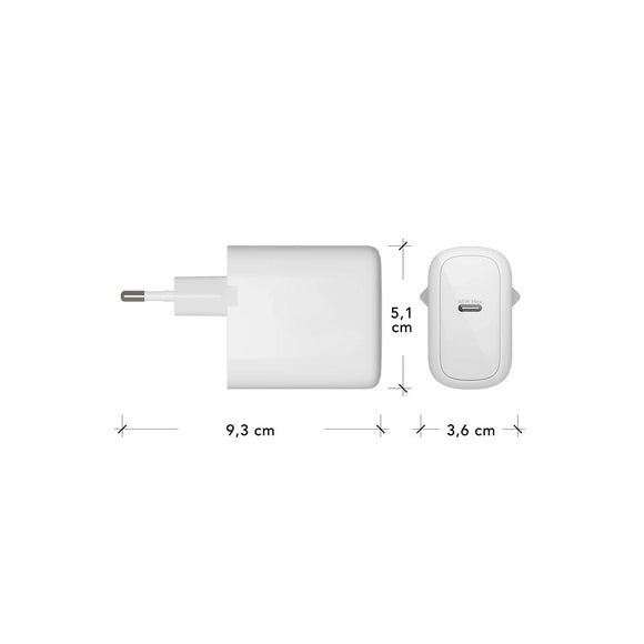 dbramante1928 EU Vægoplader - 1 x USB-C 45W - Hvid