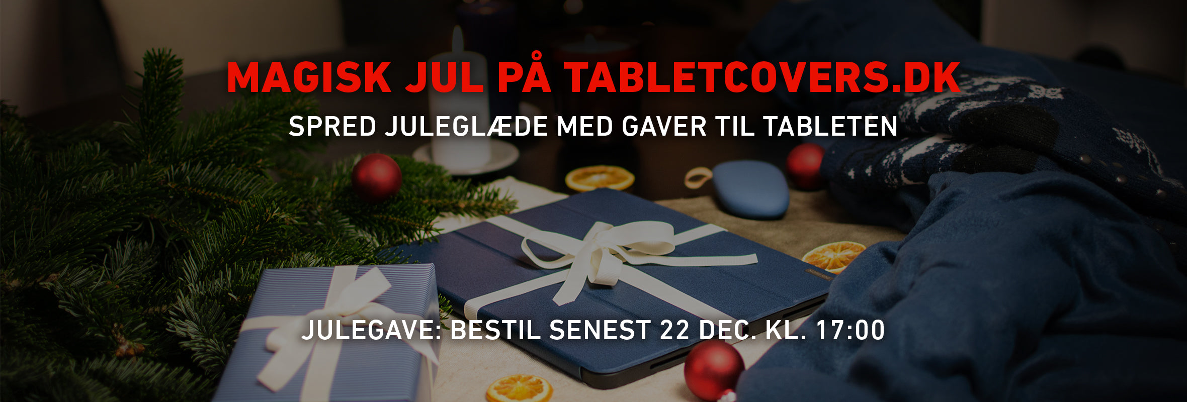 Magisk jul på TABLETCOVERS.DK