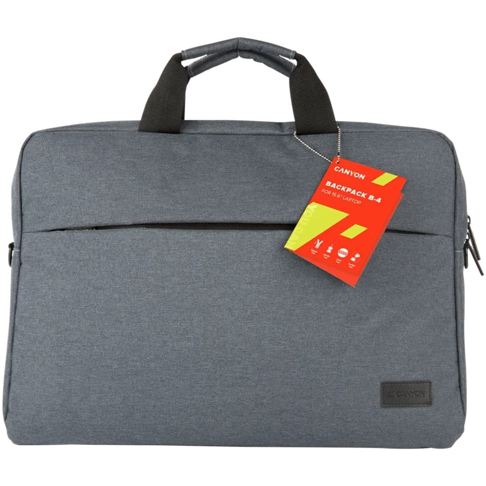 Laptop / Macbook Taske 15.6" Canyon B-4 Elegant - Grå