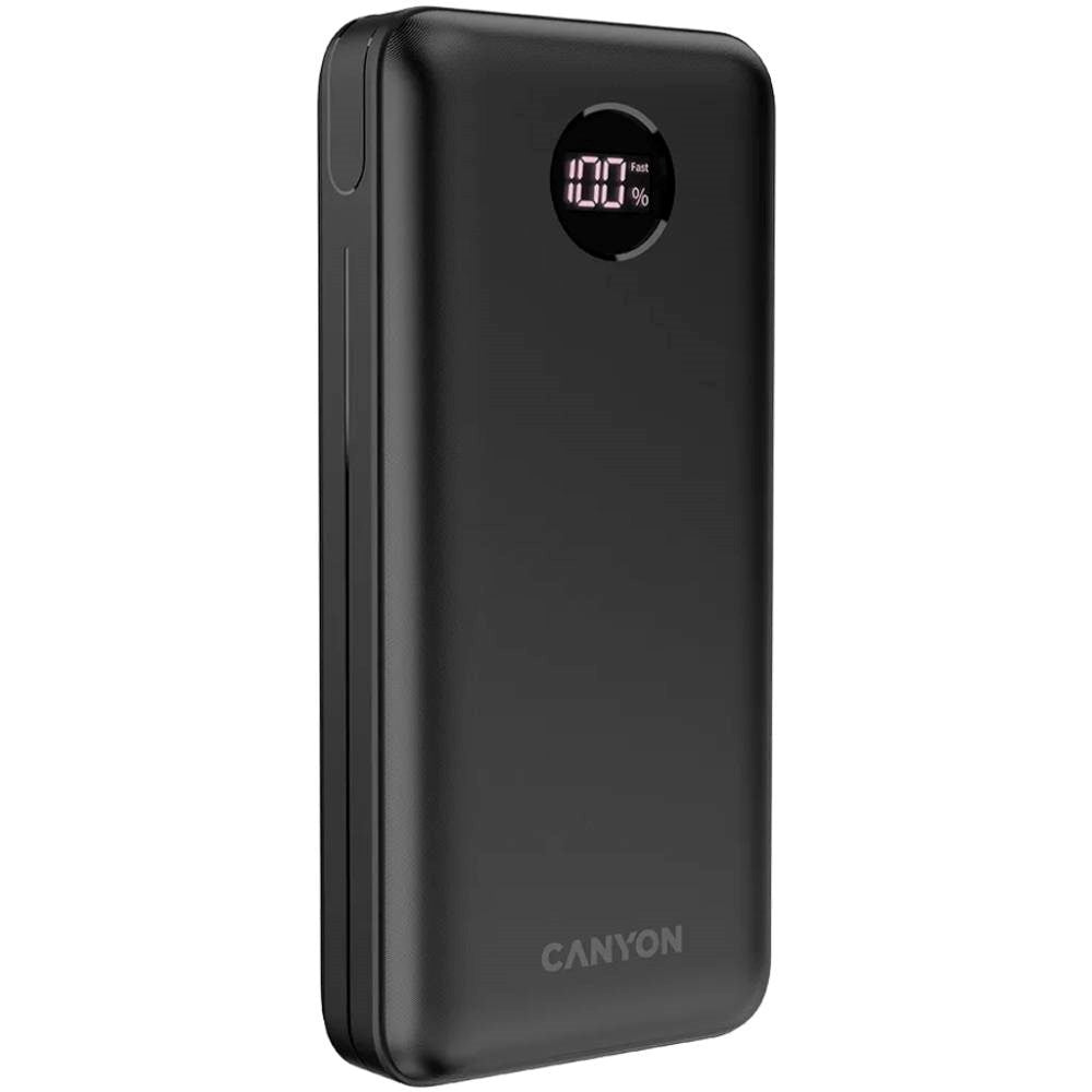 Canyon PB2002 20W PowerBank - 20.000 mAh - Sort