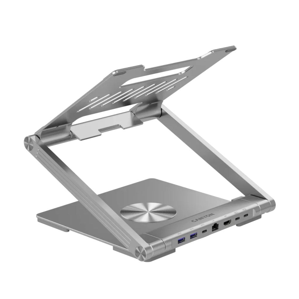 Canyon OnStand 2 6-i-1 USB-C Hub & Laptop Stander - Grå