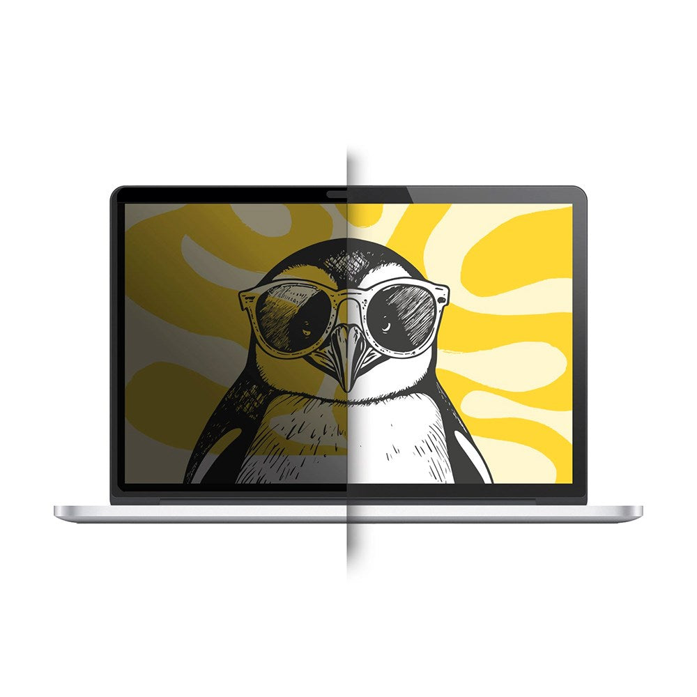 MacBook Pro 15 Touch Bar (2016-2020) DooDroo Skærmbeskyttelsesfilm - Privacy Funktion - Gennemsigtig/Sort